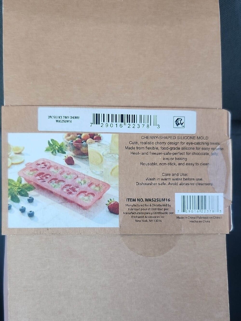 CWC Silicone Cherry Mold - Soft Pink - Picture 3 of 3